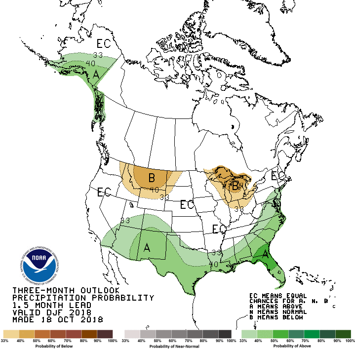 Winter 2018-2019 Outlook For The Local Area